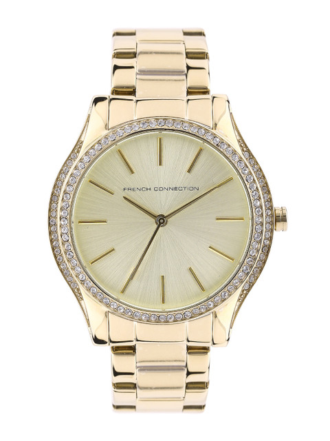 

FCUK Women Gold-Toned Dial Watch FC1205GMWJ
