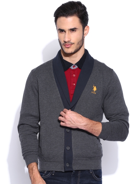 

U.S. Polo Assn. Grey Cardigan