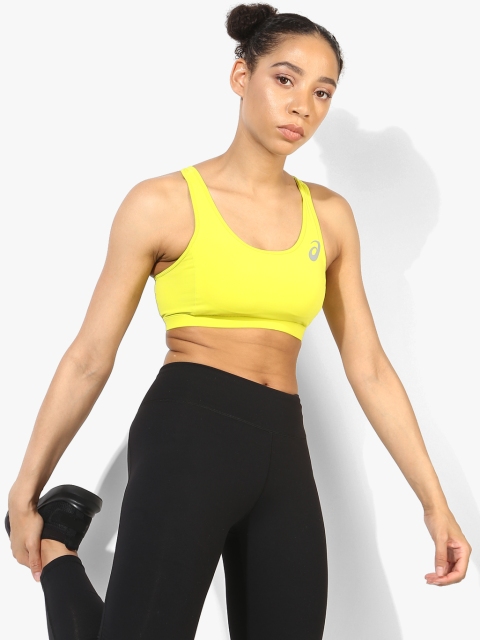 

ASICS BASE LAYER MED SUPPORT BRA, Yellow
