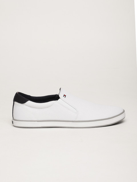 

Tommy Hilfiger Men White Iconic Slip-On Sneakers