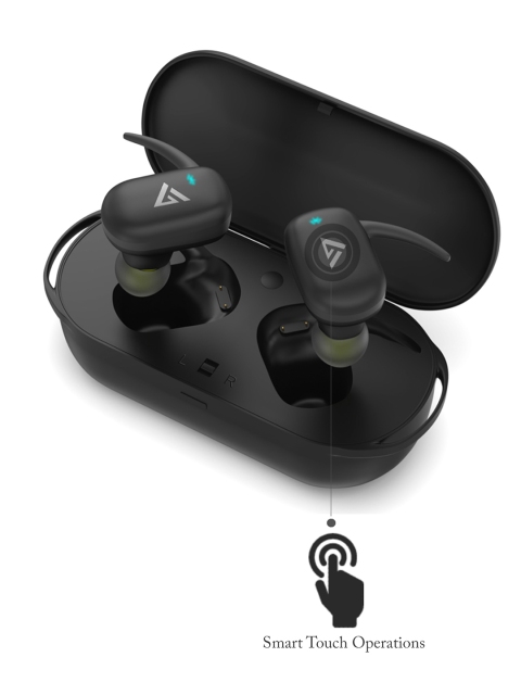 

Boult Unisex Black Audio Echo True Wireless Earbuds with Mic