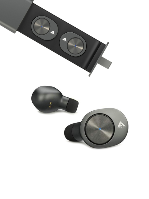 

Boult Unisex Charcoal Grey TwinPods True Wireless HD Earbuds with Mic