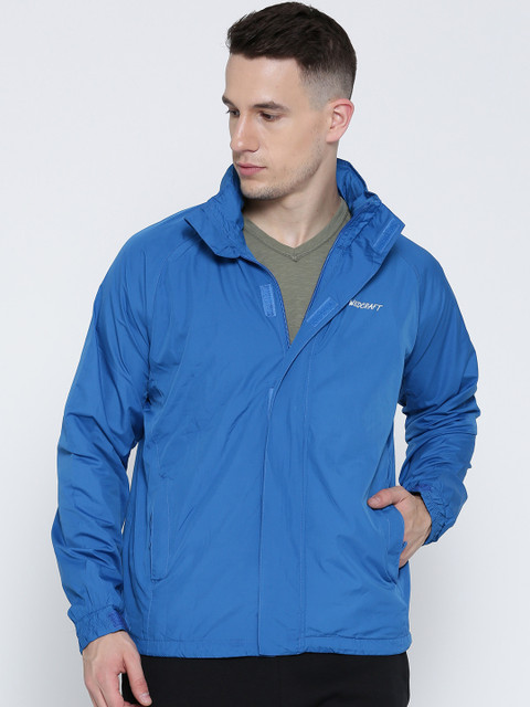 

Wildcraft Men Blue Wind Cheater 14 Hooded Jacket