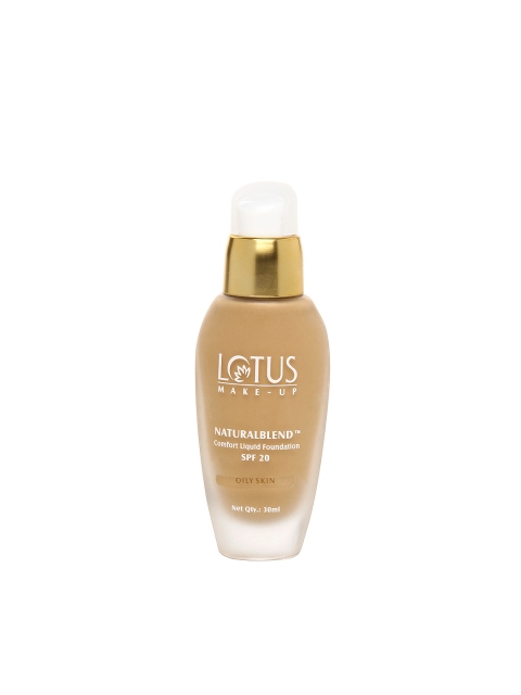 

Lotus Herbals Sustainable Make-Up Natural Blend SPF 20 Comfort Liquid Foundation - Sand 30 ml, Beige