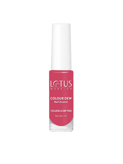 

Lotus Herbals Sustainable Make-Up Colour Dew Nail Enamel - Pure Plum 948 7ml, Pink