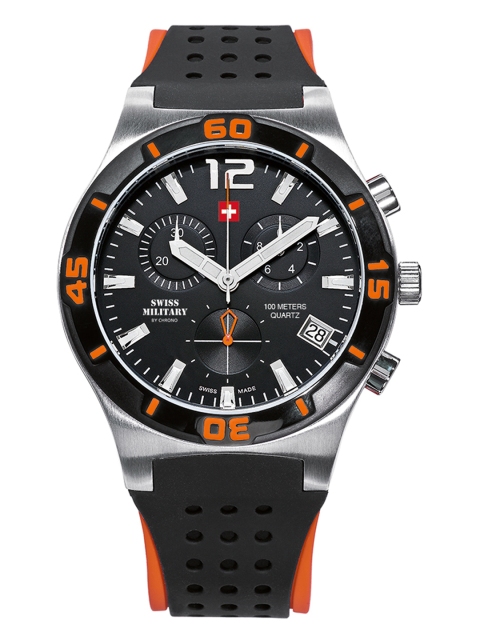 

Swiss Military by Chrono Men Black Analogue Watch SM34015.09