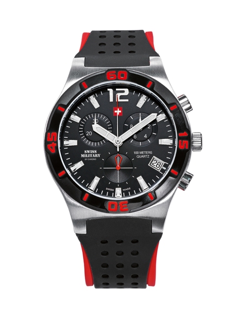 

Swiss Military by Chrono Men Black Analogue Watch SM34015.06