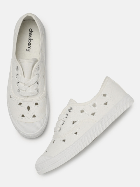 

DressBerry Women White Sneakers