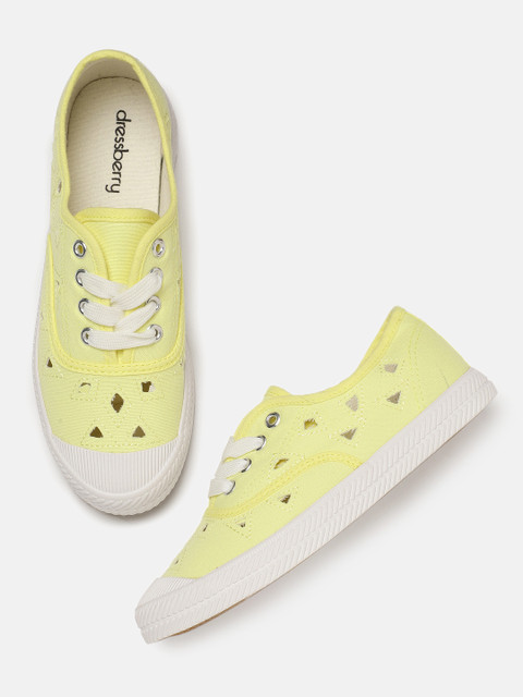 

DressBerry Women Yellow Sneakers