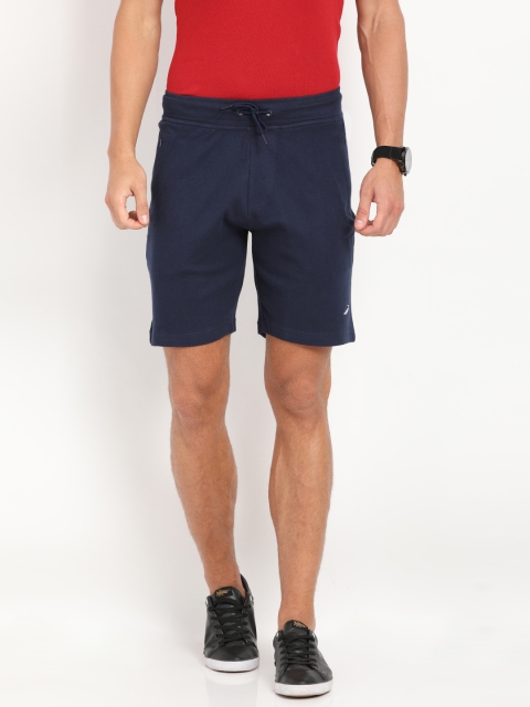 

Crocodile Men Navy Blue Solid Lounge Shorts KEVIN-K22
