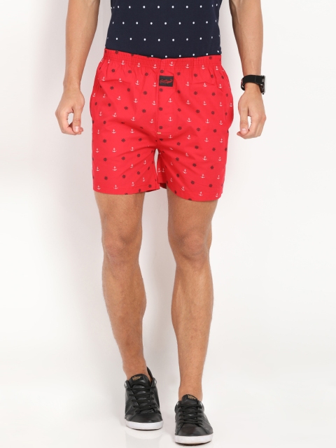 

Crocodile Red Printed Men Boxers MOXY AOP-K26