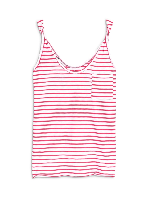 

next Women Pink Striped Top