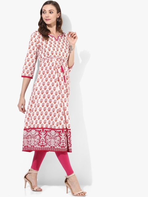 

Sangria Women Pink Printed Anarkali Kurta