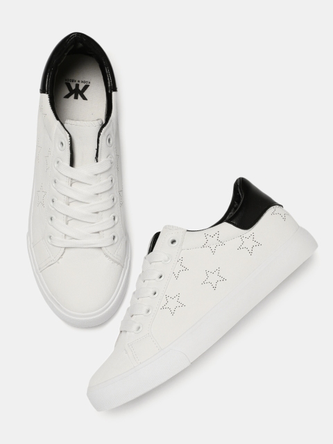 

Kook N Keech Women White Sneakers