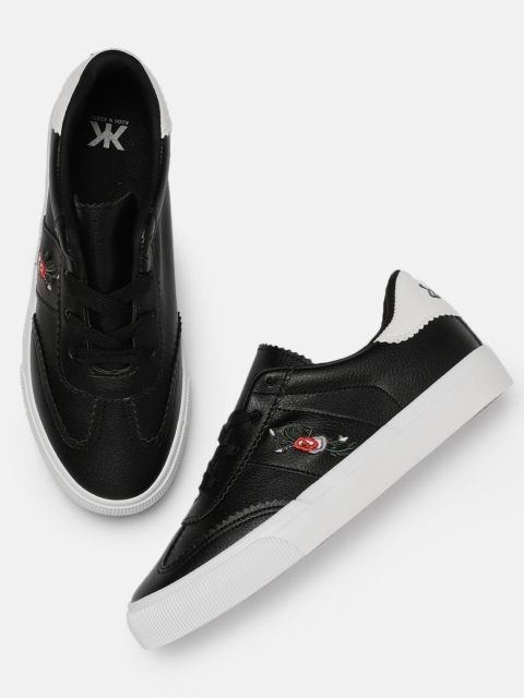 

Kook N Keech Women Black Sneakers