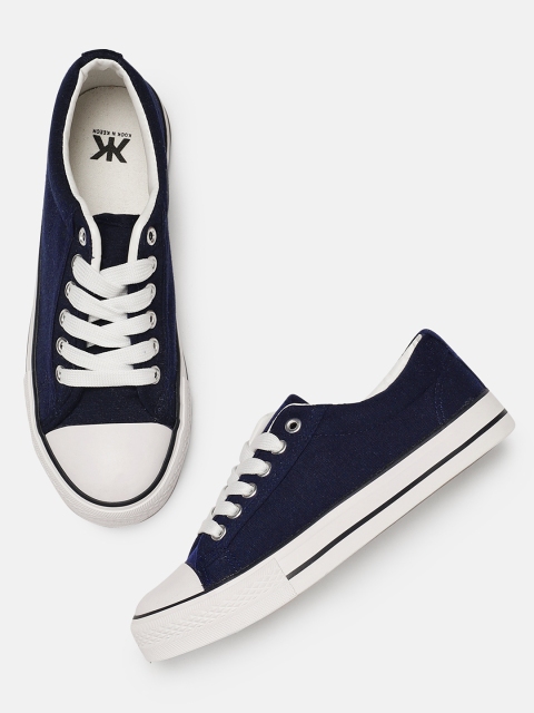 

Kook N Keech Women Navy Blue Sneakers
