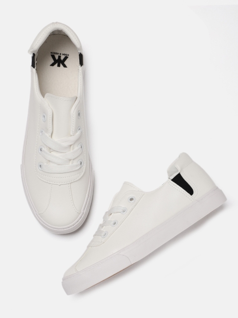 

Kook N Keech Women White Sneakers
