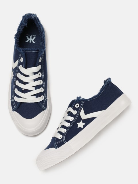 

Kook N Keech Women Navy Blue Sneakers