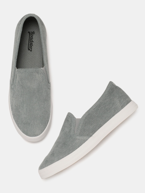 

Roadster Women Grey Suede Sneakers