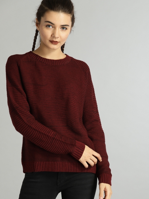 

Roadster Women Burgundy Pullover