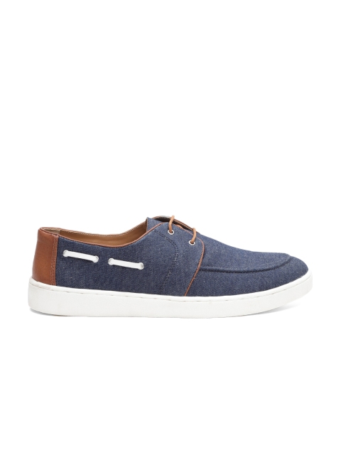 

Carlton London Men Navy Sneakers, Navy blue