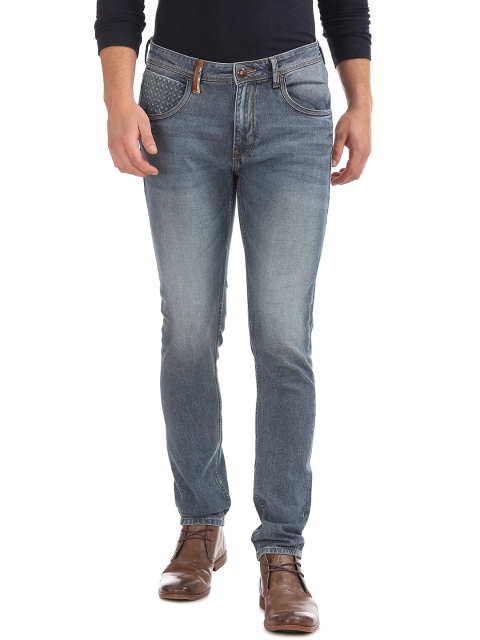 

Ed Hardy Men Blue Slim Fit Mid-Rise Clean Look Stretchable Jeans