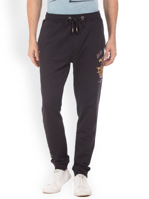 

Ed Hardy Men Purple Solid Slim-Fit Joggers