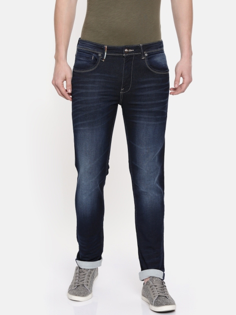 

Ed Hardy Men Blue Dagger Slim Fit Mid-Rise Clean Look Stretchable Jeans