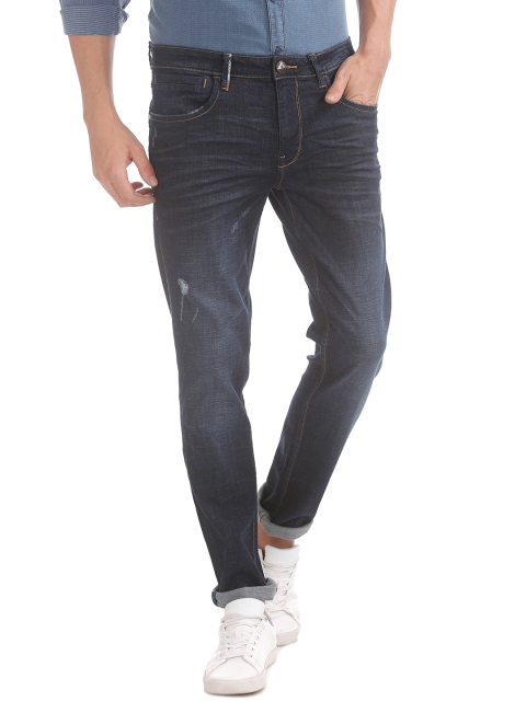 

Ed Hardy Men Blue Slim Fit Mid-Rise Mildly Distressed Stretchable Jeans