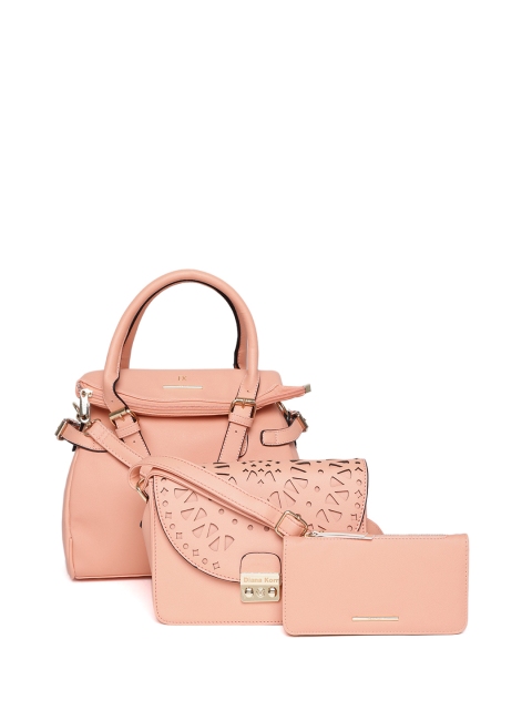 

Diana Korr Set of 2 Peach-Coloured Handbags & Wallet