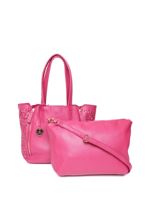 

Diana Korr Pink Solid Shoulder Bag
