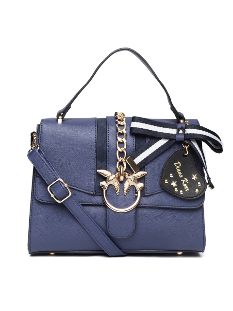 

Diana Korr Blue Solid Satchel