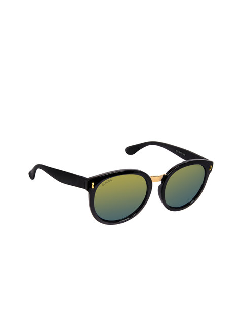 

Cardon Unisex Round Sunglasses LCSGCD260x631BLKx, Green
