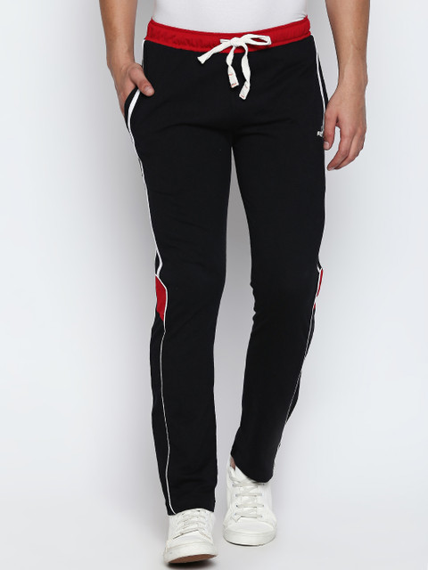 

FiTZ Men Black Regular Fit Track Pants