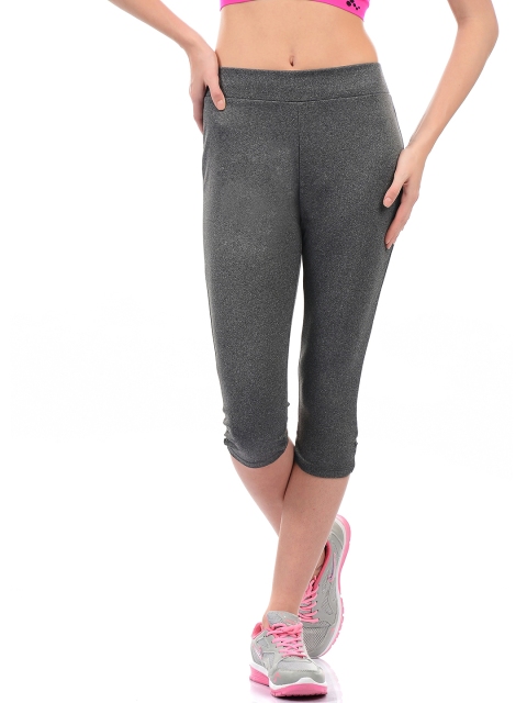

Sweet Dreams Women Charcoal Grey Solid Active Capris