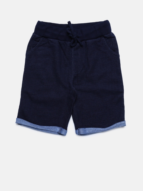 

Allen Solly Junior Boys Navy Blue Solid Regular Fit Regular Shorts