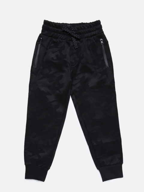 

Allen Solly Junior Boys Black Slim Fit Solid Regular Joggers
