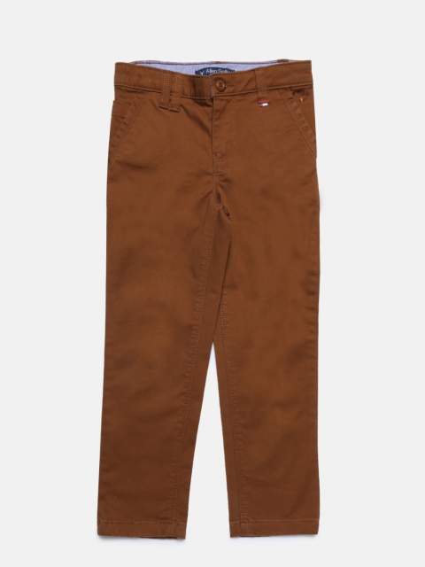 

Allen Solly Junior Boys Khaki Slim Fit Solid Regular Trousers