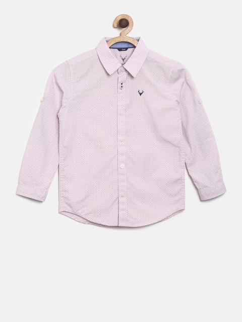 

Allen Solly Junior Boys Pink Regular Fit Printed Casual Shirt
