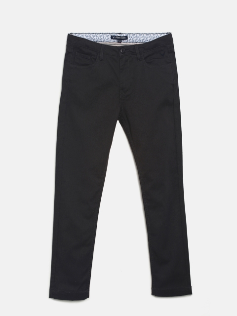 

Allen Solly Junior Boys Charcoal Slim Fit Solid Regular Trousers