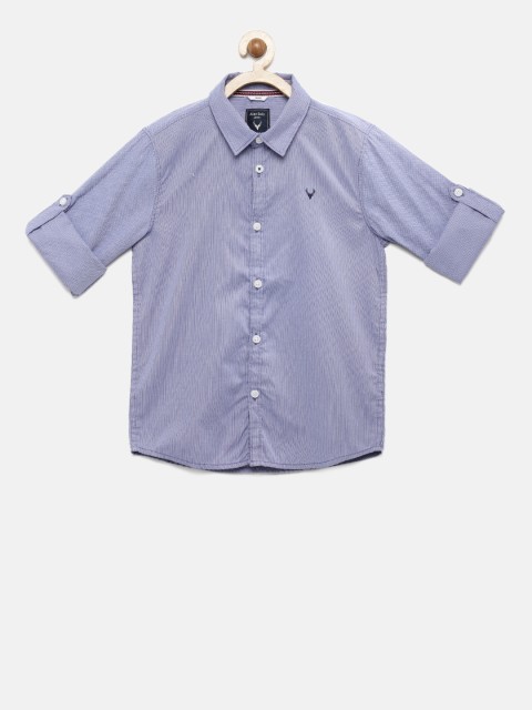 

Allen Solly Junior Boys Purple Sport Regular Fit Self Design Casual Shirt