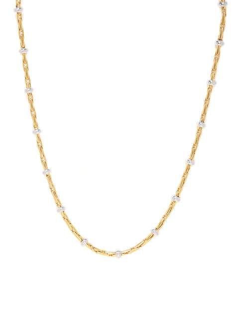 

Dare by Voylla Men Gold-Toned Stainless Steel Gold-Plated Handcrafted Chain