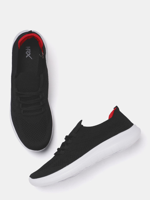 

HRX by Hrithik Roshan Men Soft Walk Series Black Running Shoes