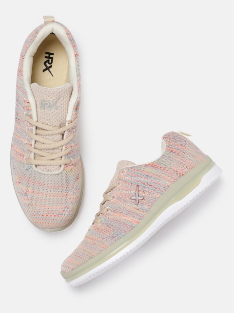 

HRX by Hrithik Roshan Women Beige Soft Walk Running Shoes