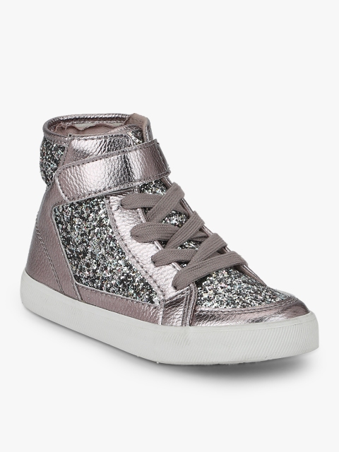 

The Childrens Place Girls Metallic Sheen Booties