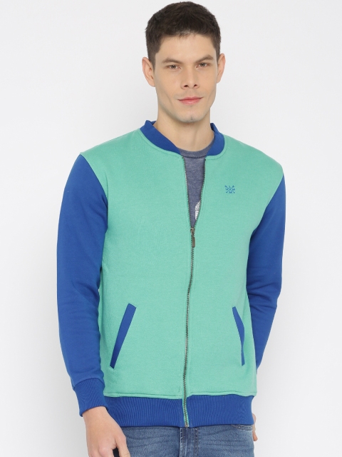 

LOCOMOTIVE Blue Colourblock Sweatshirt