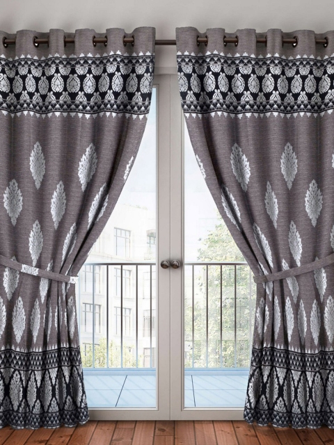 

BIANCA Grey Printed Door Curtain
