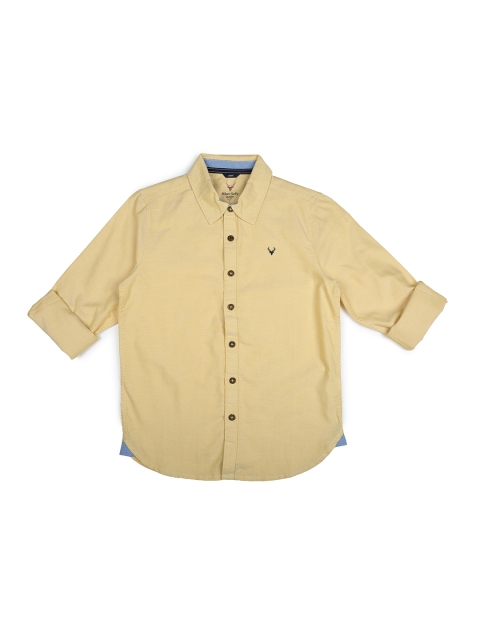 

Allen Solly Junior Boys Multicoloured Regular Fit Self Design Casual Shirt, Multi