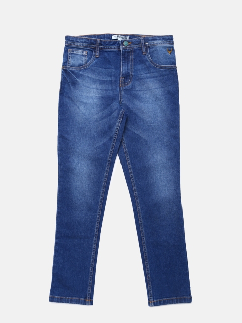 

Allen Solly Junior Boys Blue Slim Fit Mid-Rise Clean Look Jeans