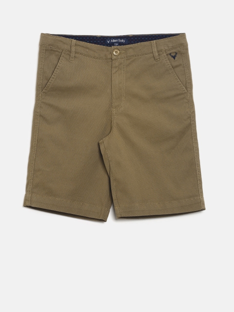 

Allen Solly Junior Boys Brown Solid Regular Fit Regular Shorts